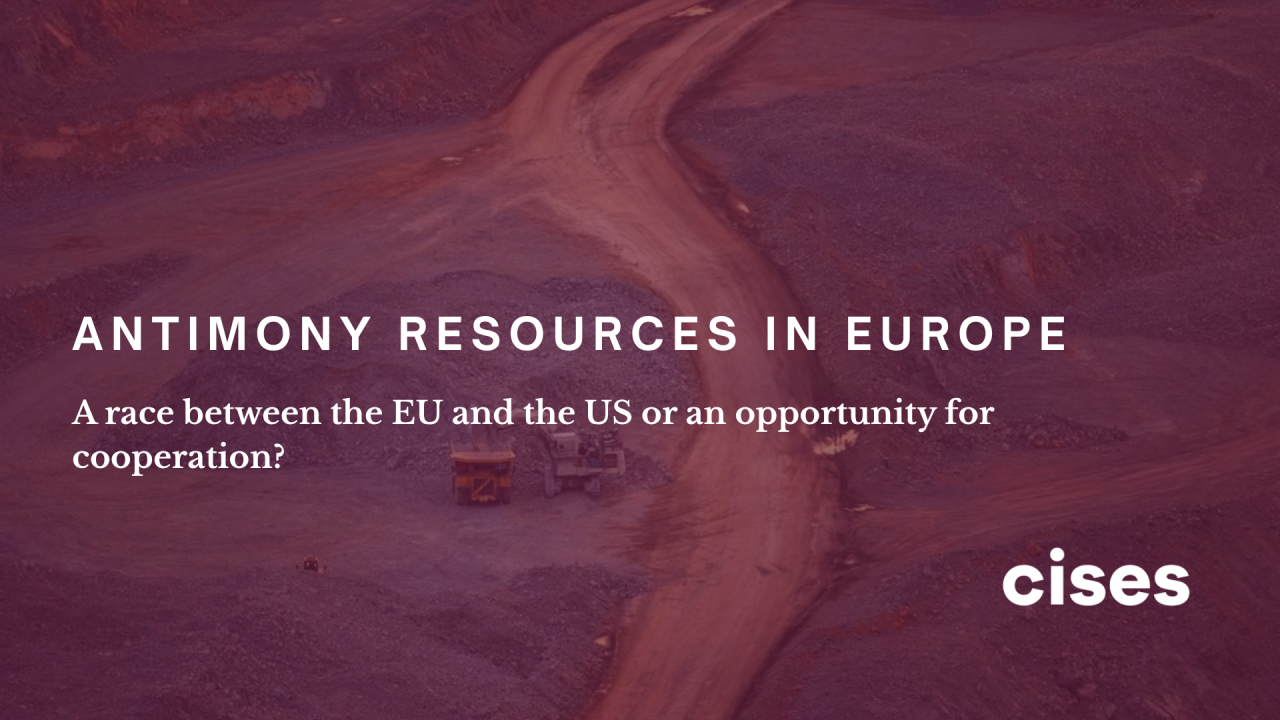 Antimony Resources in Europe: A race between the EU and the US or an opportunity for cooperation?