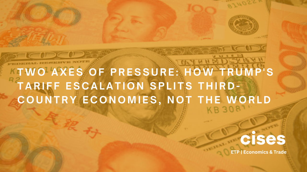 Two Axes of Pressure: How Trump’s Tariff Escalation Splits Third-Country Economies, Not the World