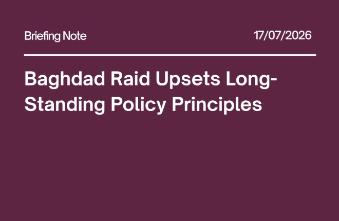 Baghdad Raid Upsets Long-Standing Policy Principles