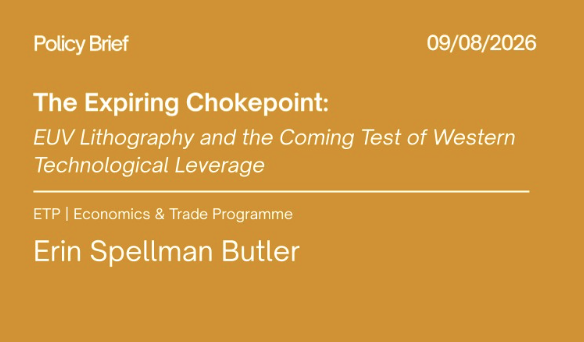 The Expiring Chokepoint: EUV Lithography and the Coming Test of Western Technological Leverage