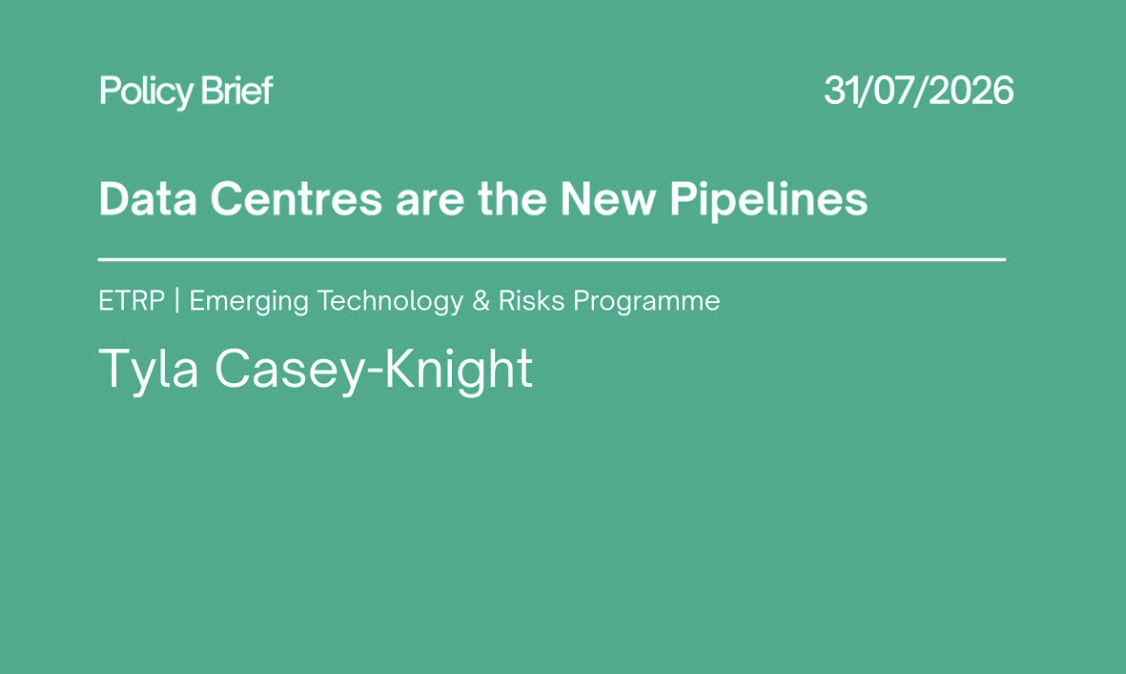 Data Centres are the New Pipelines