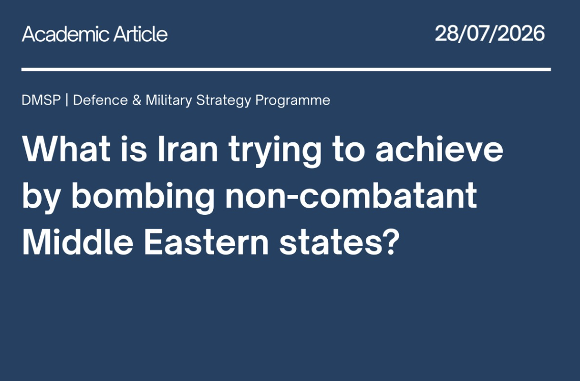 What is Iran Trying to Achieve by Bombing Non-Combatant Middle Eastern States?