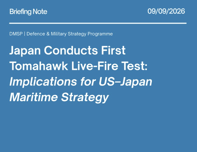 Japan Conducts First Tomahawk Live-Fire Test: Implications for US-Japan Maritime Strategy