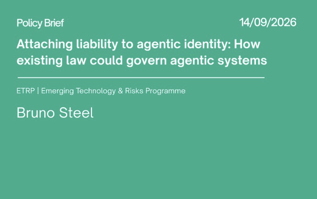 Attaching liability to agentic identity: How existing law could govern agentic systems