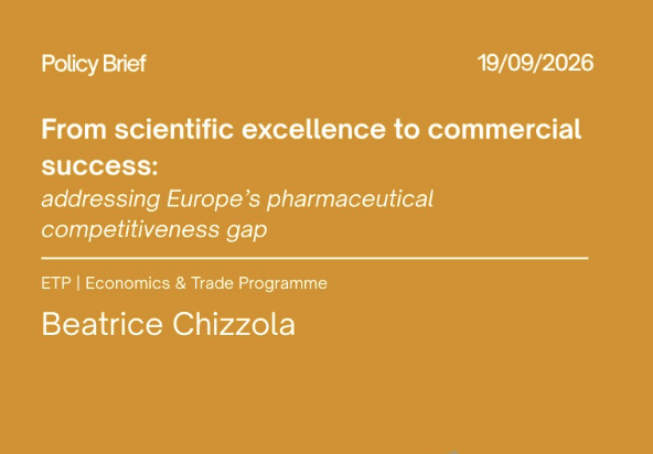 From scientific excellence to commercial success: addressing Europe’s pharmaceutical competitiveness gap