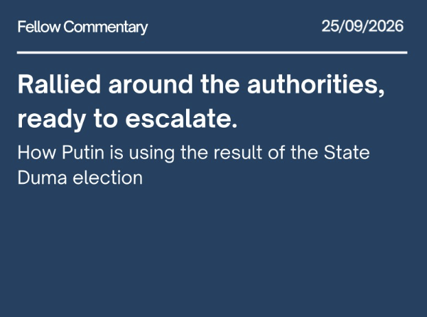Rallied around the authorities, ready to escalate. How Putin is using the result of the State Duma election